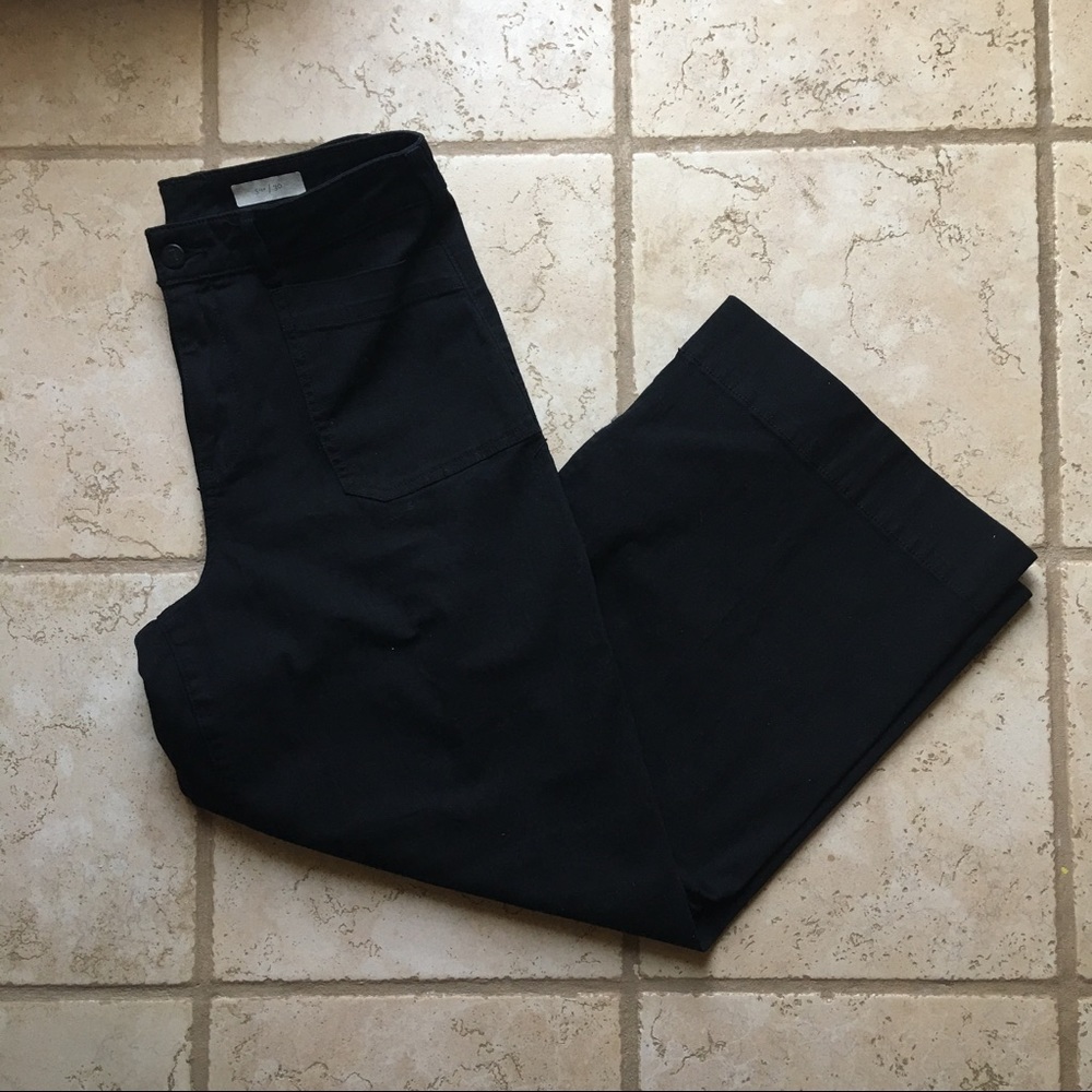 Pilcro Anthropologie Wideleg Crop.